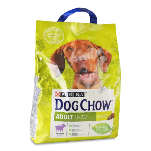 Корм Для Собак Dog Chow ADULT З Ягненком, В/ґ, 1кг