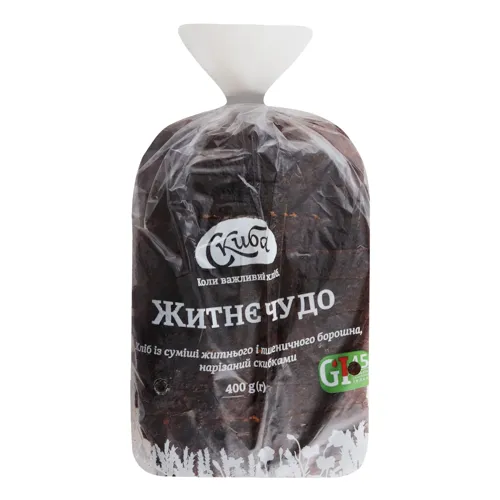 Хліб Житнє чудо Скиба м/у 400г