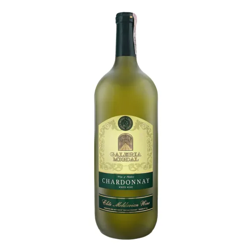 Вино 1.5л 10-12% біле напівсолодке Chardonnay Galeria Migdal пл