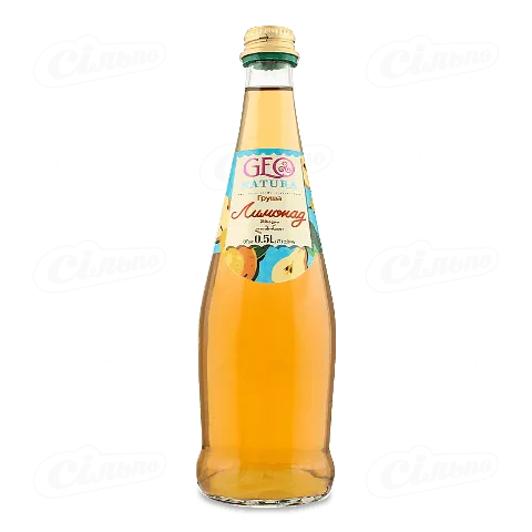 Напій Geo Natura «Лимонад груша», 0,5л