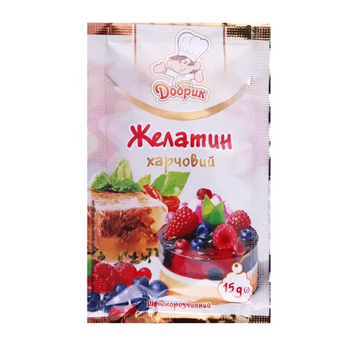 Желатин харчовий швидкорозчинний Любисток 15г