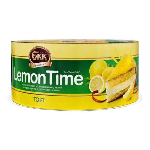 Торт LemonTime БКК картонна упаковка 450г