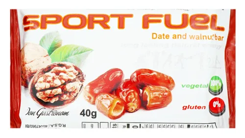 Батончик SPORT FUEL з горіхами та фініками, 40г