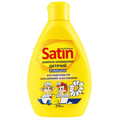 Шампунь-кондиціонер Satin Natural Balance Ромашка дитячий 270мл