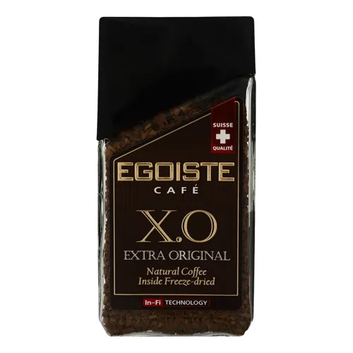 Кава натуральна розчинна сублімована Extra Original X.O Egoiste cafe с/б 100г