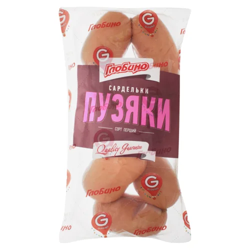 Сардельки Варені Пузяки Глобино м/у, 0.512 кг