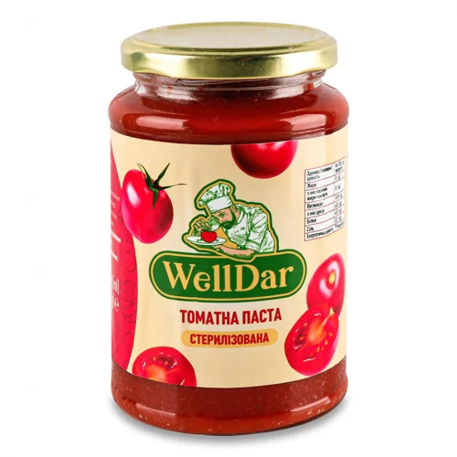 Паста WellDar томатна 410г