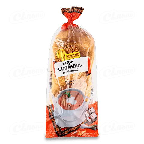 Батон Дніпровський ХК №11 Сімейний нарізаний, 600г