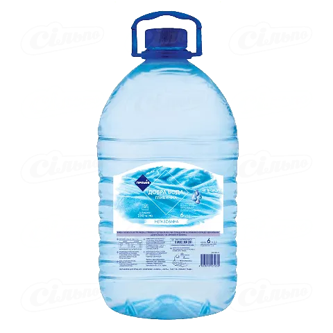 Вода мінеральна «Премія»® «Добра вода» глибинна негазована, 6л