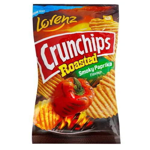 Чіпси Lorenz Crunchips картопляні з паприкою 120г