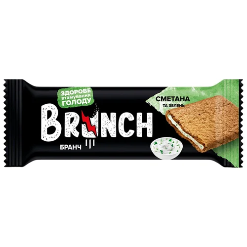 Сендвіч хрусткий Brunch зі сметаною та зеленню 47г