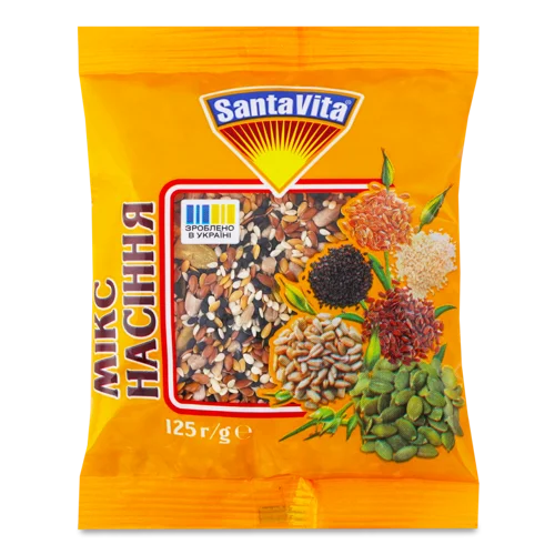 Суміш Насіння Santa Vita, Мікс, В/ґ, 125г