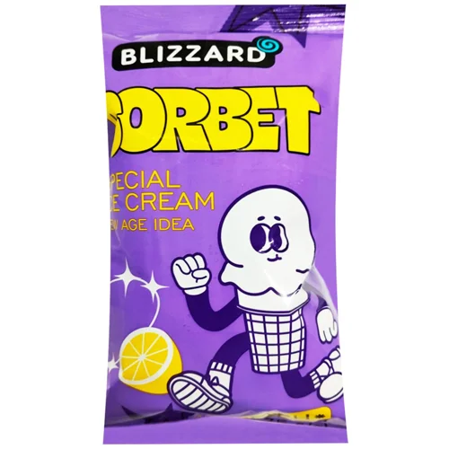 Морозиво Blizzard Sorbet Лимон 75г