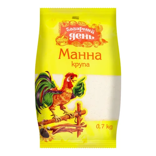 Крупа манна Базарний день м/у 0.7кг