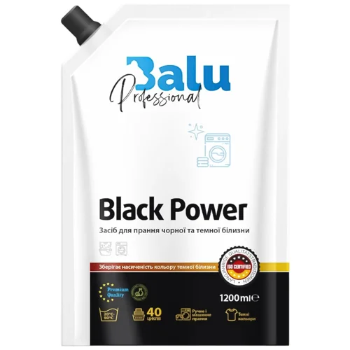 Гель для прання Balu Black Power для чорної і темної білизни 1,2л