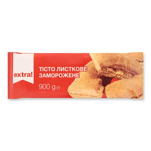 Тісто листове Extra! с/м 900г