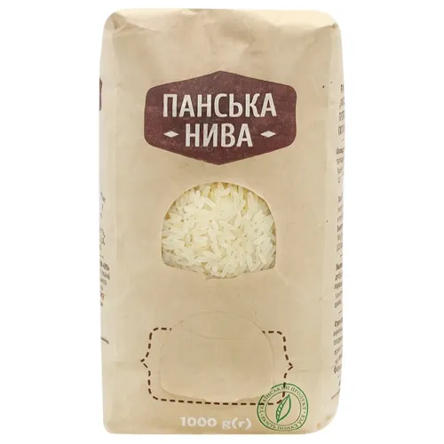 Рис Панська Нива довгозернистий пропарений 1кг