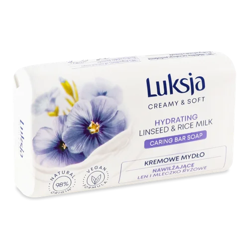 Тверде Зволожуюче Мило Linseed & Rice Milk, Лускжа, 90 г