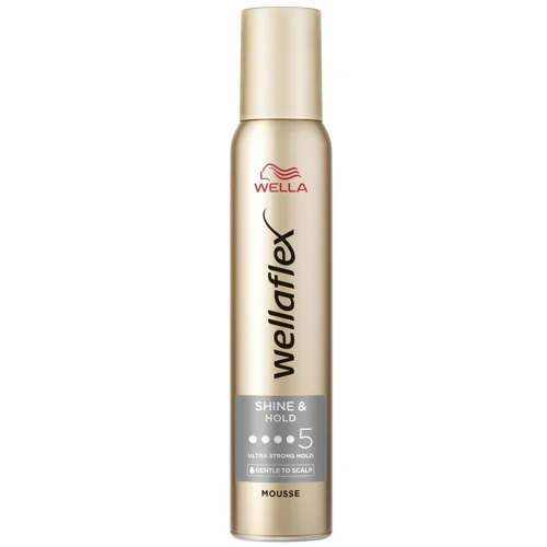 Мус для волосся Wellaflex Shine&Hold 200мл