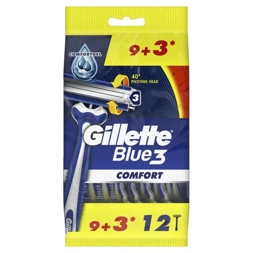 Бритви Gillette Blue 3 Comfort одноразові 12шт