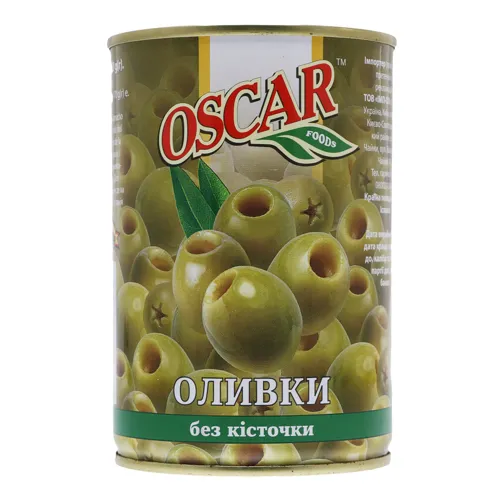 Оливки без кісточки Oscar з/б 400г
