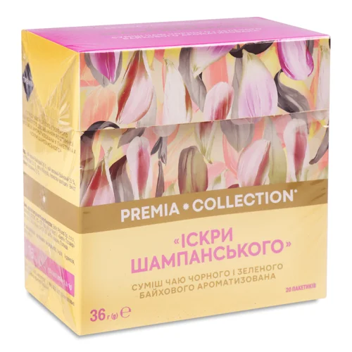 Суміш чаю Премія Іскри шампанського в пірамідках 20*1,8г