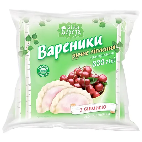 Вареники Біла Береза з вишнею 333г