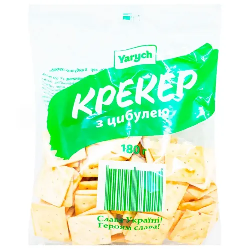 Крекер Yarych з цибулею 180г