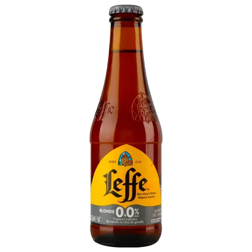 Пиво Leffe Blonde світле безалкогольне, 0,25л