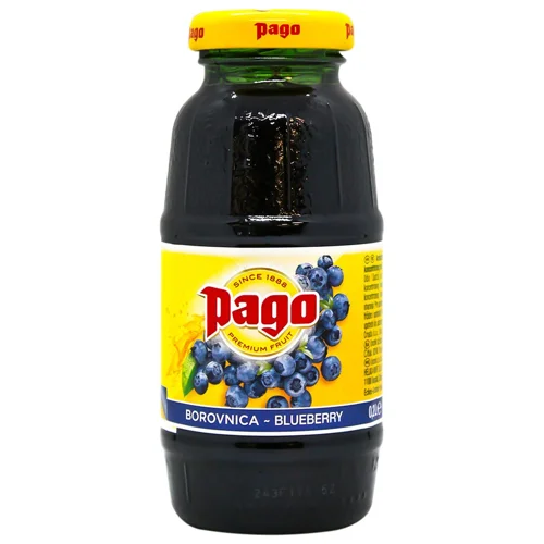 Напій соковий Pago Чорничний ароматизований 200мл