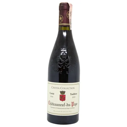 Вино Cristia Collection Chateauneuf du Pape червоне сухе 14,5% 0,75л