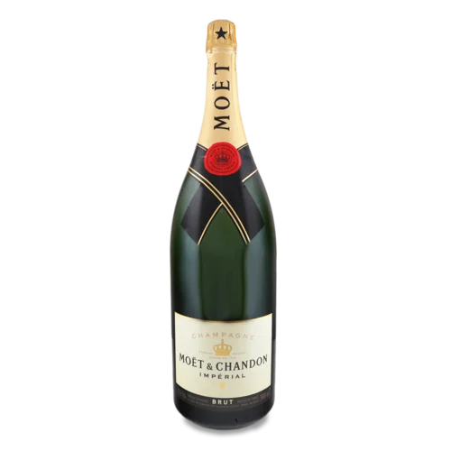 Шампанське В/ґ Біле Брют Moet & Chandon, 3л, 12%, Картонна Упаковка