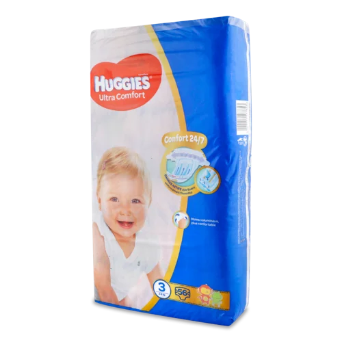 Підгузки Huggies Ultra Comfort 3 В* Вищого ґатунку, 52 шт.