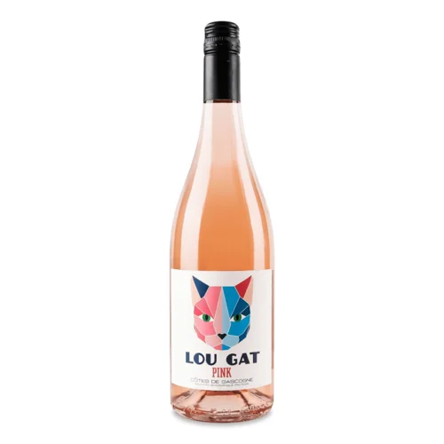 Вино Lou Gat Pink рожеве сухе,0,75л