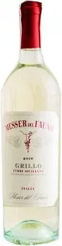 Вино Messer del Fauno Terre Siciliane Bianco Grillo сухе біле 0.75л 12.5%