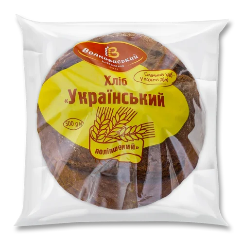 Хліб Український Покращений Вищого Ґатунку, м/у 500г