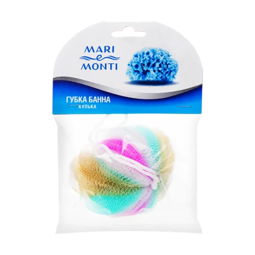Губка Банна Кулька Mari e Monti 90х90х90мм, в/с, 1шт