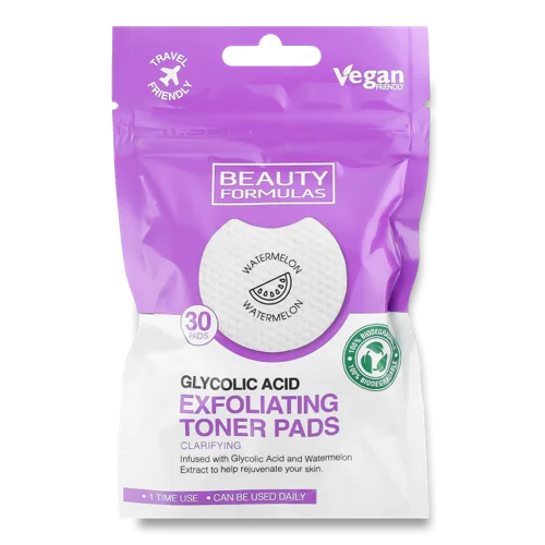 Пілінг-Диски З Гліколевою Кислотою Beauty Formulas, 30 шт