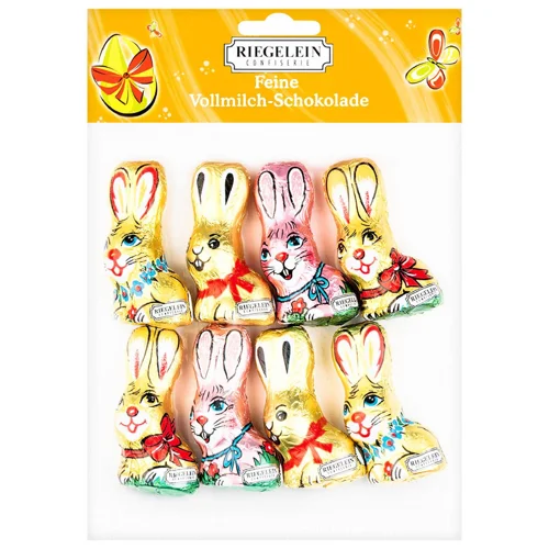 Набір шоколадних фігурок Riegelein Кролик 100г