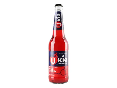 Пиво спеціальне Ukie Wild Cherry світле фільтроване пастеризоване 4.6% 450мл