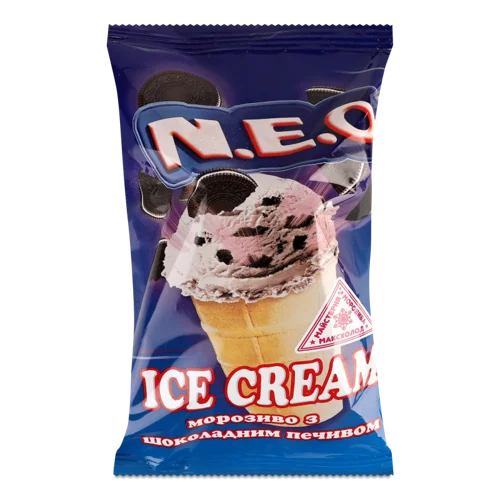 Морозиво 12% З Шоколадним Печивом У Вафельному Стаканчику, м/у 80г