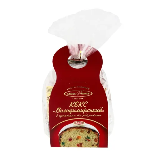 Кекс Володимирський Київхліб картонна упаковка 300г