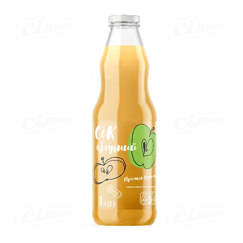 Сік яблучний «Премія»® прямого віджиму, 1л