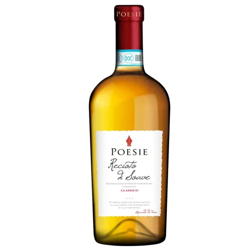 Вино Le Poesie Recioto di Soave Classico біле солодке 12,5% 0,5л