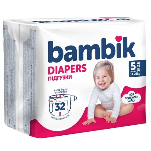 Підгузки Bambik Medium Junior 5 11-25 кг 32шт