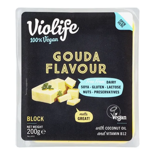 Продукт харчовий з кокосовим маслом Гауда Violife п/у 200г