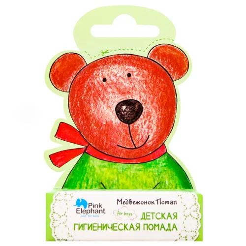 Помада Pink Elephant Tender Wind Ведмежа Потап гігієнічна 3г