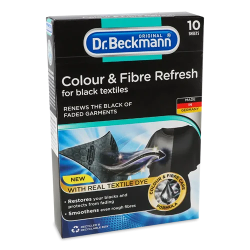Серветки Dr.Beckmann для оновлення чорного кольору та тканини