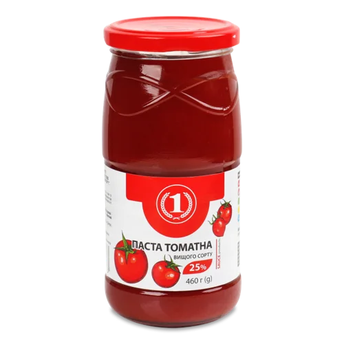 Томатна Паста 25% ТМ '1', с/б 460г
