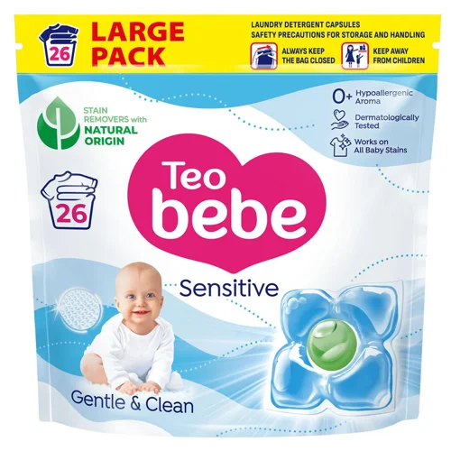 Капсули для прання Teo Bebe Sensitive 26шт